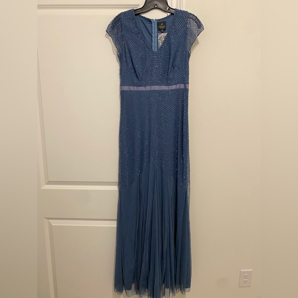 Adrianna Papell Beaded Maxi Dress